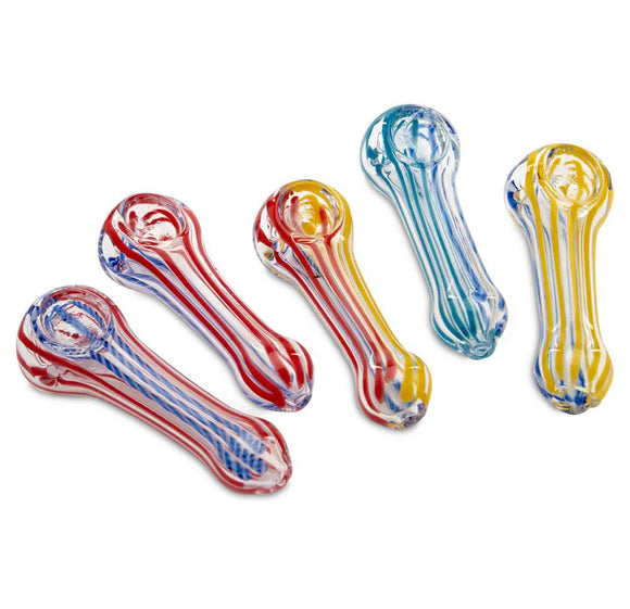 2.5” Striped Hand Pipe Assorted