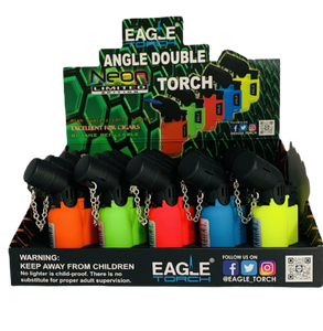 Eagle Torch Double Torch Neon Display 4 pcs free shipping